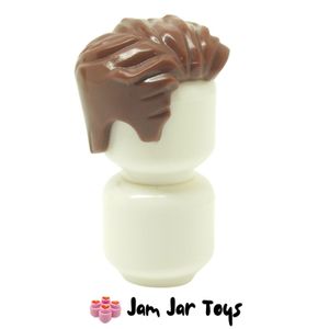 LEGO® Reddish Brown Hair Swept Left Tousled H94