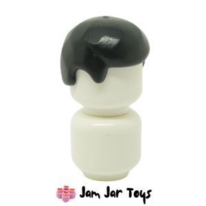LEGO® Minifigure Hair Piece - Black Smooth H57