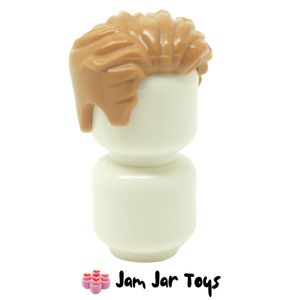 LEGO® Minifigure Hair Medium Flesh Swept Left Tousled (H95)
