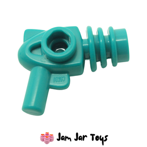 LEGO® Gun Weapon Sci-Fi Ray Gun Rounded Heat Diffusers Turquoise W42