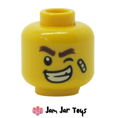 LEGO Douglas Elton Head (El Fuego), Winking Left Eye