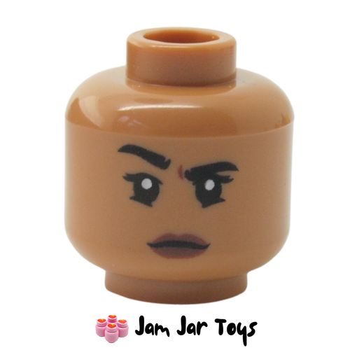 LEGO MJ / Amber Grant Head, Dual Sided Raised Eyebrow