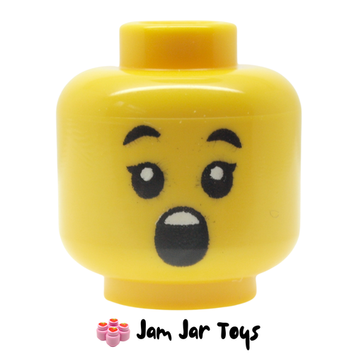 LEGO Girl's Head Dual Sided, Eyebrows, Surprised