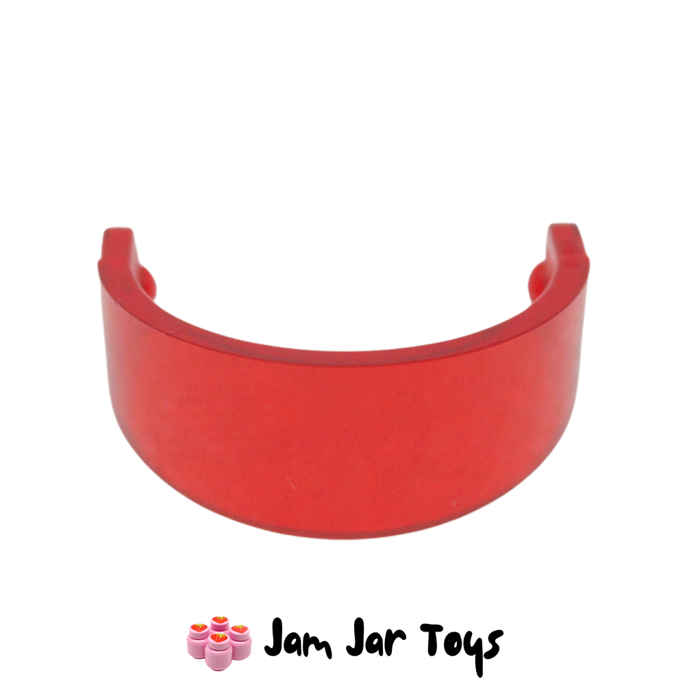 LEGO Trans Red Visor For Standard Helmet