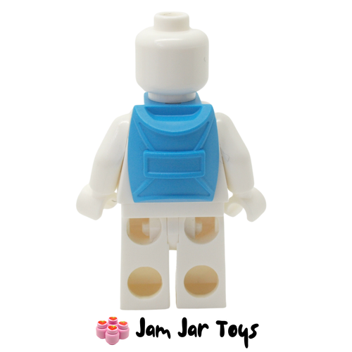 LEGO Minifigure Neckwear Dark Azur Backpack Parachute Rear View