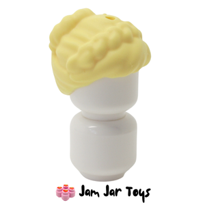 LEGO® Friends Elsa / Dr Maria Bright Light Yellow Hair Braids Pulled Back to Bun FPH7