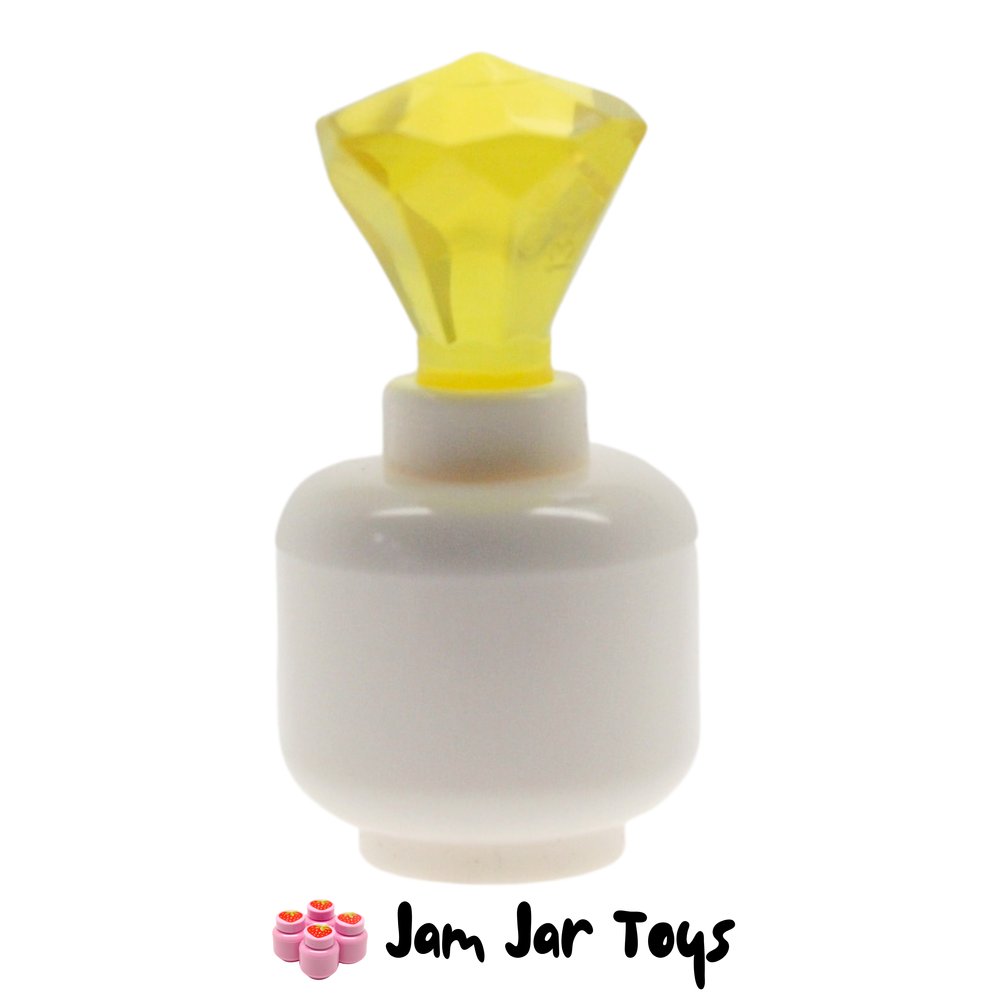 LEGO Trans Yellow Jewel / Rock 24 Facet