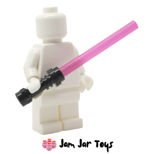 LEGO Star Wars Lightsaber With Black Hilt and Trans Dark Pink Wand