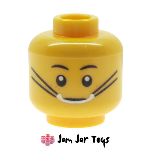 LEGO Jayden Head, Braces, Open Eyes