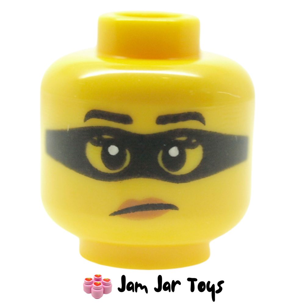 LEGO Criminal Head, Black Eyemask, Neutral