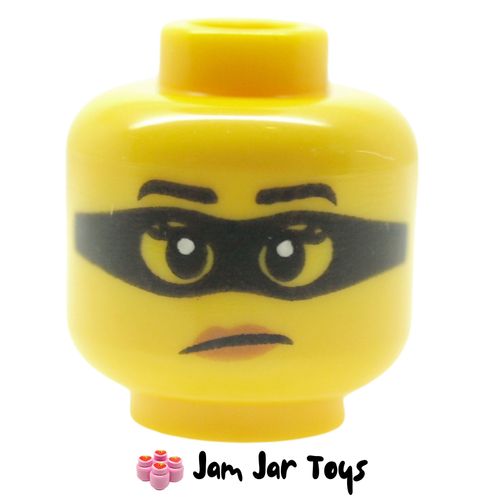 LEGO Criminal Head, Black Eyemask, Neutral