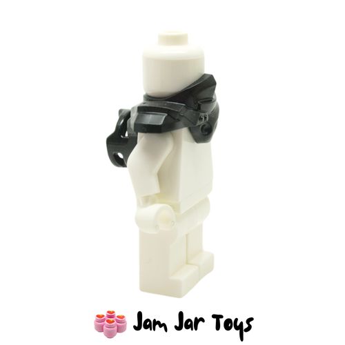LEGO Black Shoulder Guard with Hood and Katana Holder Side View