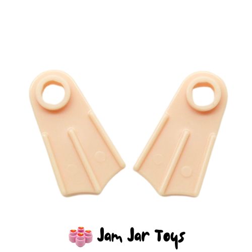 LEGO Light Nougat Flippers Pair.