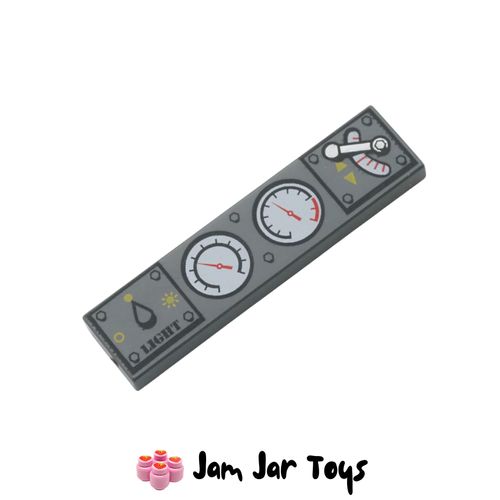 LEGO Dark Bluish Grey Train Control Panel 1 x 4