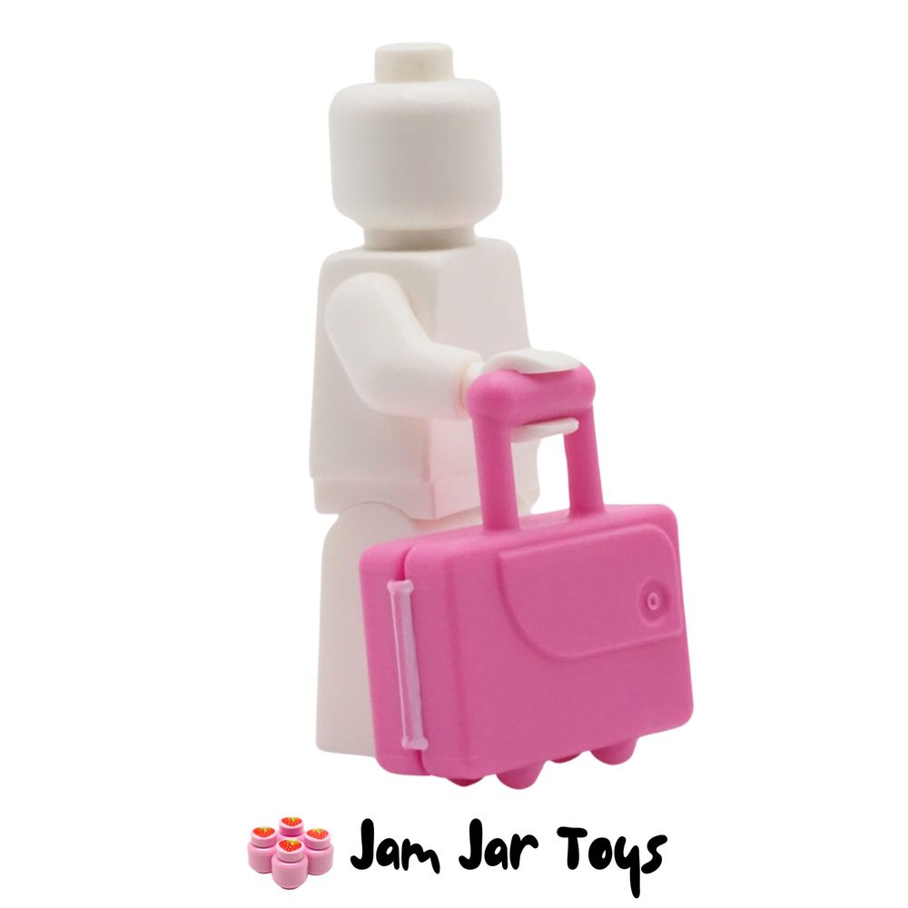 LEGO Dark Pink Bag / Suitcase with Long Handle