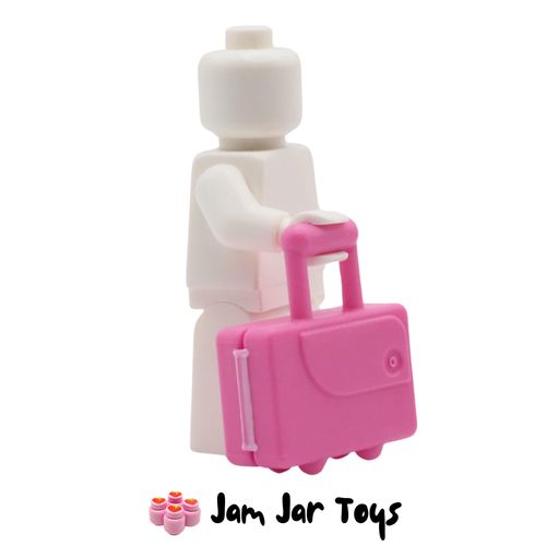 LEGO Dark Pink Bag / Suitcase with Long Handle