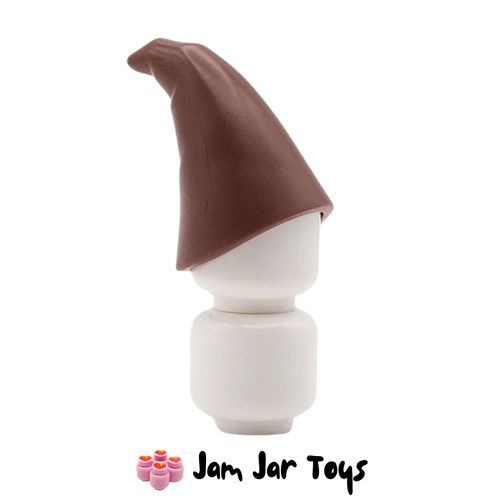 LEGO Arthur Weasley Cone Hat, Reddish Brown.