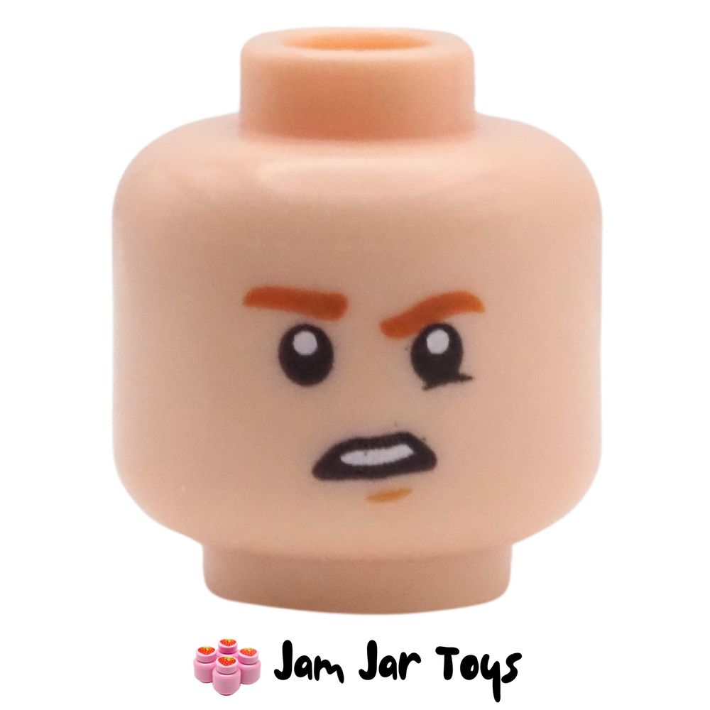 LEGO Ron Weasley Light Nougat Head, Confused, Raised Eyebrow