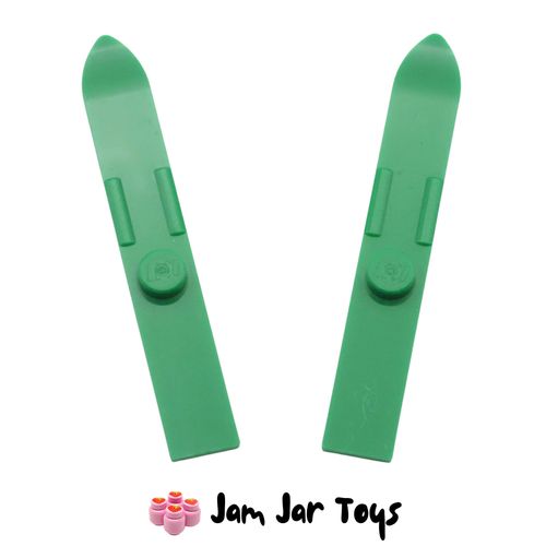 Lego green skis