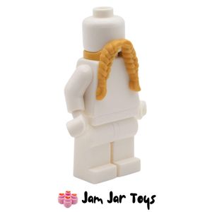 LEGO® Yellow Ochre Long Braided Moustache A621