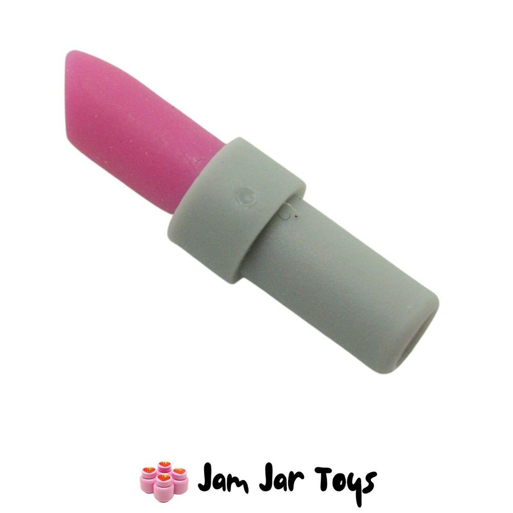 LEGO Lipstick Pink with Light Bluish Gray Handle