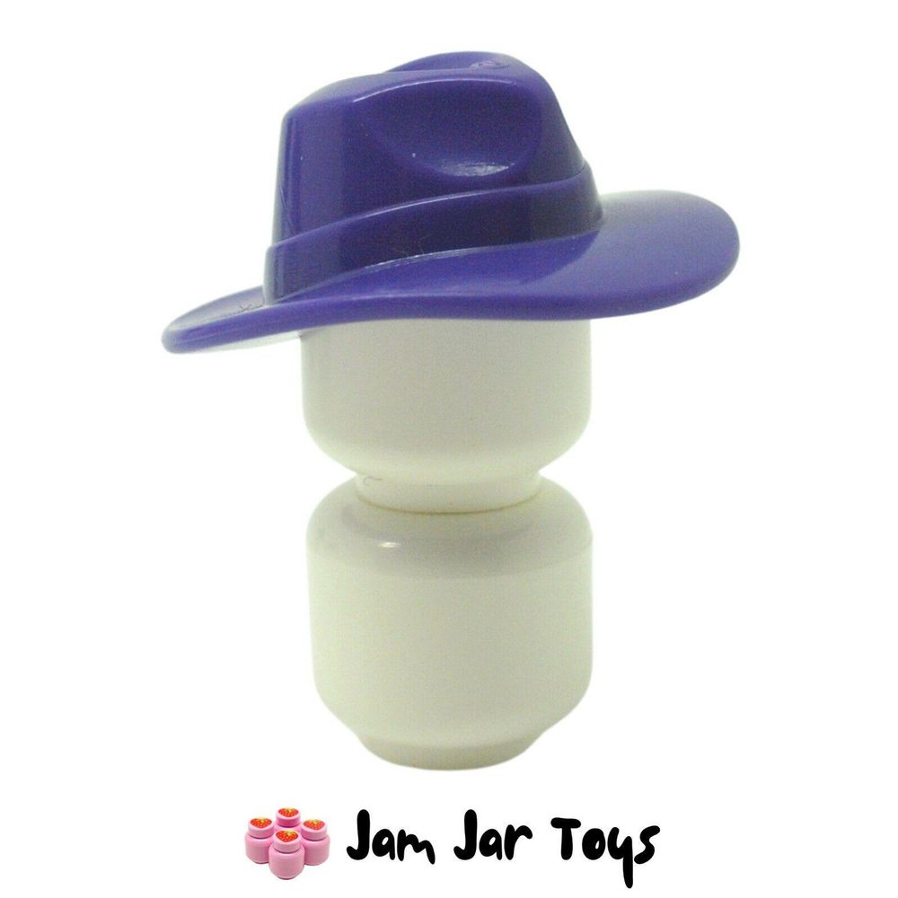 LEGO Fedora Hat Purple Wide Brim