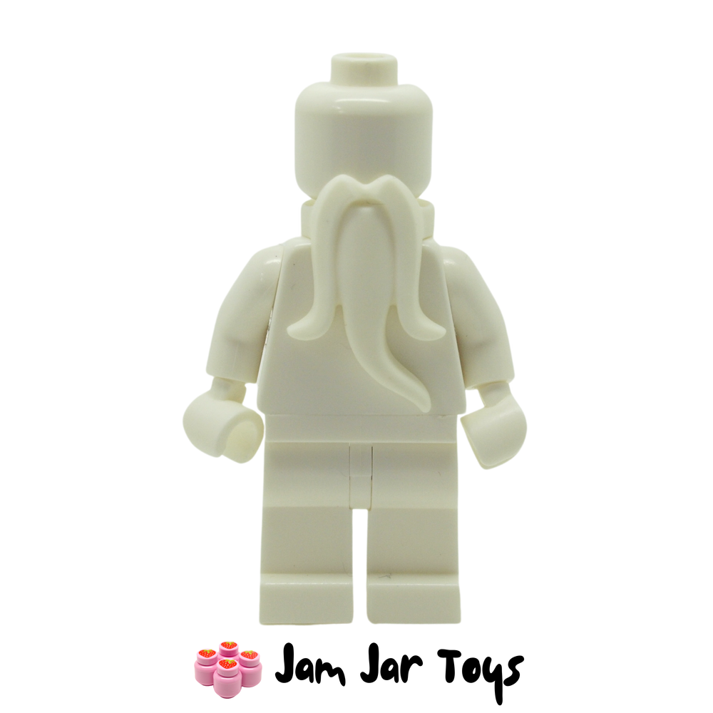 LEGO Beard, Fancy, Long, Front View