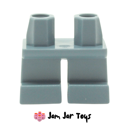 LEGO Legs Short without Hole Sand Blue