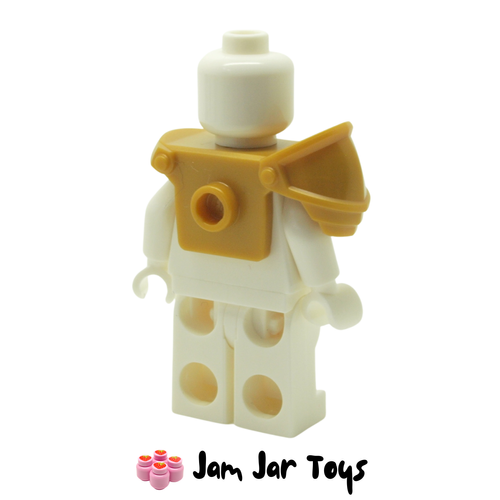 LEGO Shoulder Guard Pearl Gold Side View