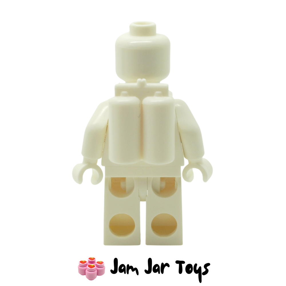 LEGO White Airtanks Oxygen Tanks Rear View