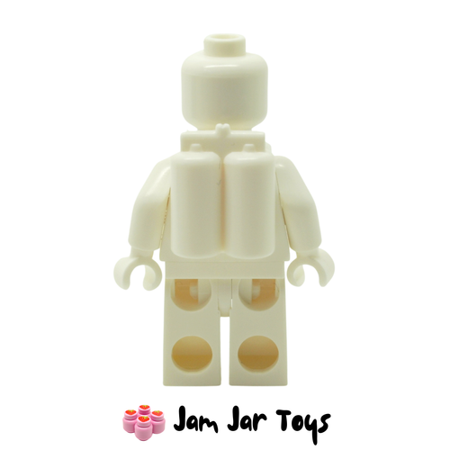 LEGO White Airtanks Oxygen Tanks Rear View
