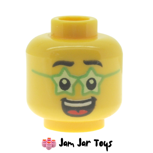 LEGO Birthday Boy Head Front View
