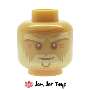 LEGO® Sensei Wu Pearl Gold Head Dual Sided FH133