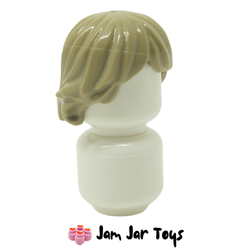 LEGO Dark Tan Hair Tousled and Layered
