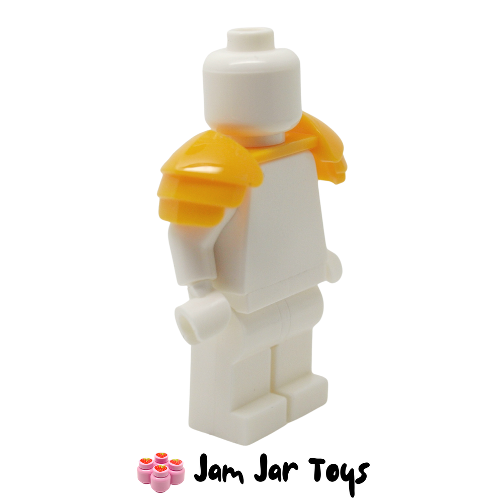 LEGO Bright Light Orange Armour / Shoulder Guards Side View