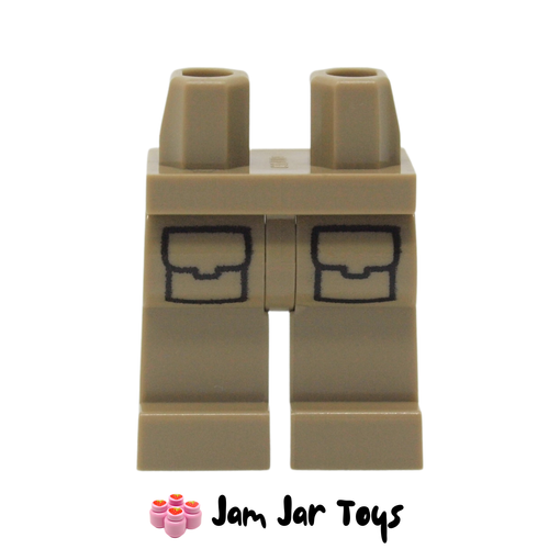 LEGO Dark Tan Legs with Front Pockets