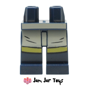 LEGO® Monica Geller Dark Blue Legs with Tan Apron and Yellow Trim. L113