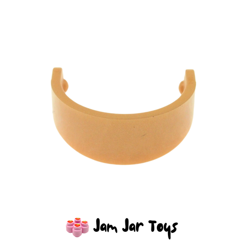 LEGO Pearl Gold Visor For Standard Helmet.
