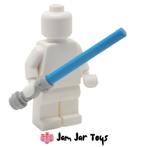LEGO Star Wars Lightsaber With Light Bluish Grey Hilt and Dark Azure Wand
