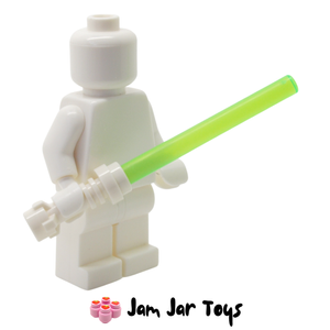 LEGO® Star Wars Lightsaber With White Hilt and Trans Bright Green Wand LSW74