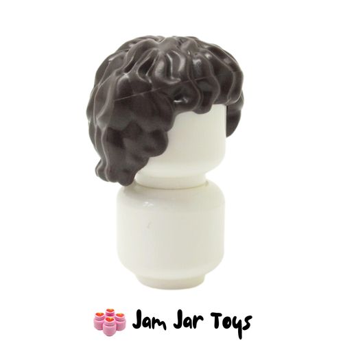 Frodo Baggins Hair, Tousled, Mid-length - Dark Brown