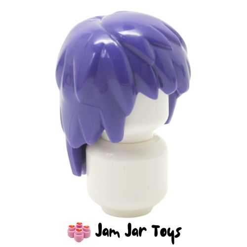 LEGO Chamille Dark Purple Hair Layered.