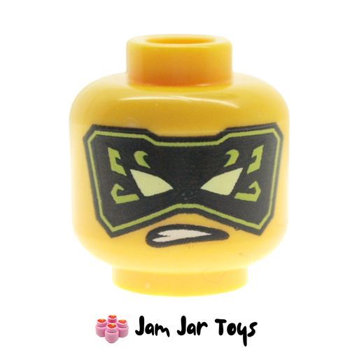 LEGO Lloyd, Black and Yellow Eye Mask, Angry Grin
