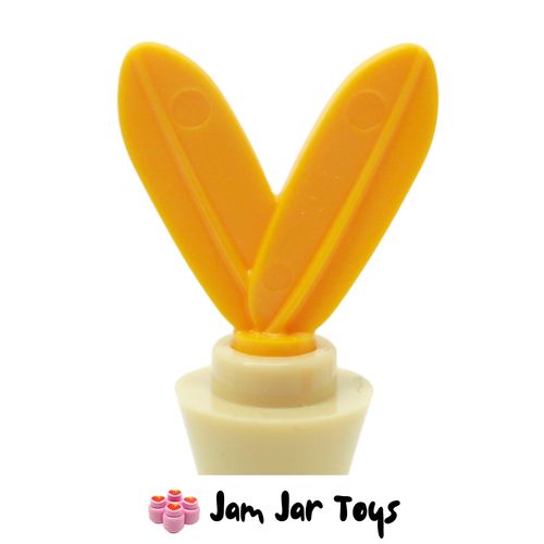 LEGO Flame Yellowish Orange Indian Feather With Pin