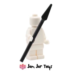 LEGO® Weapon Pike / Spear Round End - Black. W156