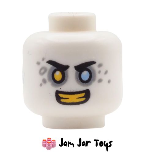 LEGO Dooper Head, Odd Eyes, Eyeshadow, Spots, Smile