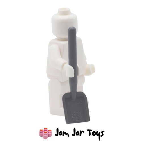 LEGO Dark Bluish Grey Shovel, Rounded Handle End.