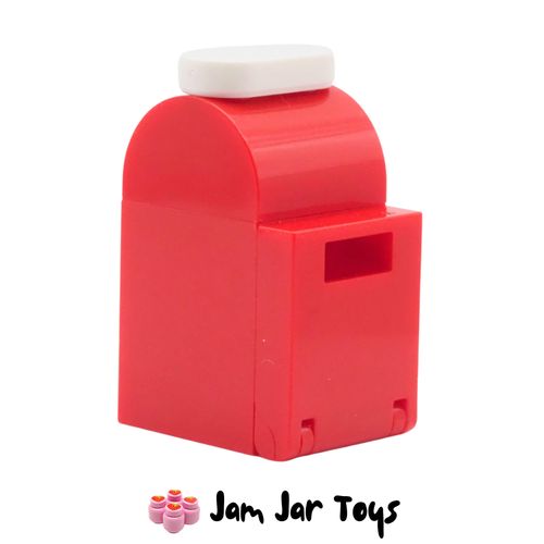 LEGO Red Mail Box / Post Box - Snow Covered.