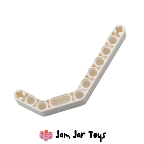 LEGO Technic Beam – White Thick Double Bent 1×11.5 (3×7)