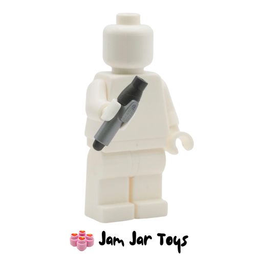 LEGO Pen Accessory – Flat Silver with Dark Grey Tip & Cap